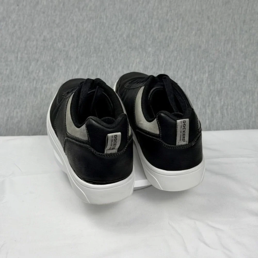 Dockers Mens 90-92005 Black Grey Low Top Casual Sneakers‎ Size 11.5M DK226968